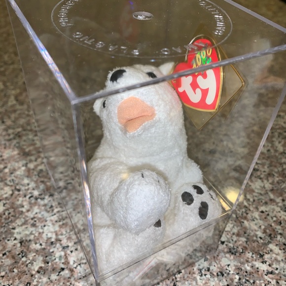 TY Beanie Babies 2000 Aurora Polar Bear - Picture 4 of 8